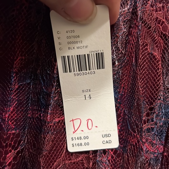 NWT Anthropologie Maeve Delphine Pleated Lace Midi Skirt Size 14 Runs Small - Picture 6 of 6